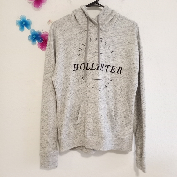 Hollister Other - HOLLISTER Unisex Sweatshirt Hoodie Gray Sz L